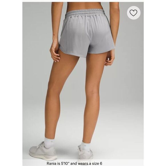 Lululemon Hotty Hot lined rhino gray shorts 4 - Picture 6 of 10